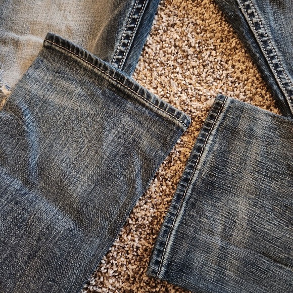 ROCK REVIVAL Women's Adaliz Easy Boot Cut Jeans Rhinestones Plus Size 36 x 30 - Picture 9 of 13